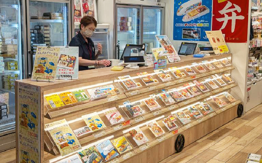 販売中の店舗の様子