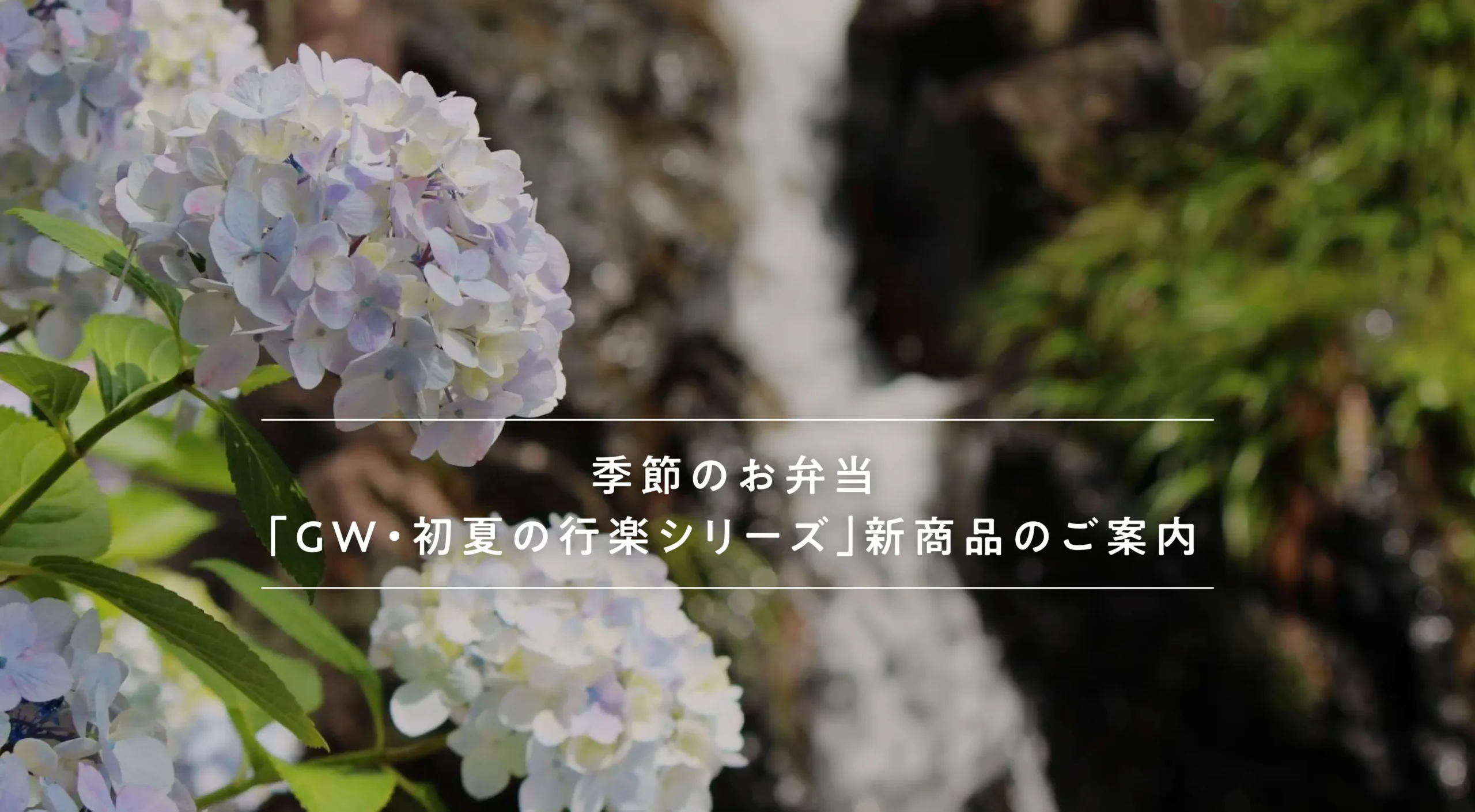 季節のお弁当「GW・初夏の行楽シリーズ」新発売のご案内